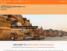 Tablet Screenshot of north-india-tour-package.com